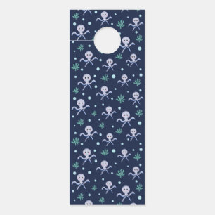 Colgador Para Puertas Patrón de pulpo bajo el mar