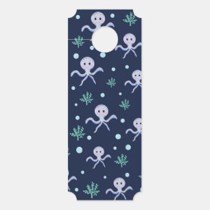 Colgador Para Puertas Patrón de pulpo bajo el mar