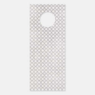Colgador Para Puertas Patrón geométrico islámico beige