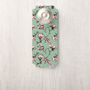 Colgador Para Puertas Patrón sin foco con brotes de flores de los árbole
