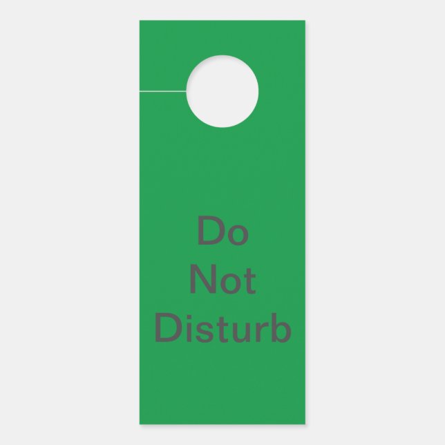 Colgador Para Puertas Peligros de la puerta de bienvenida e impresos | D (Anverso)