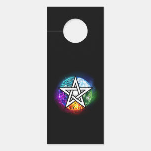Colgador Para Puertas Pentagrama de Wiccan