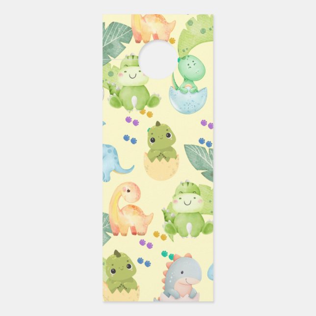 Colgador Para Puertas Pequeño Dino (Anverso)