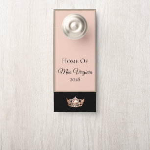 Colgador Para Puertas Percha de la puerta de la corona de la melocotón a