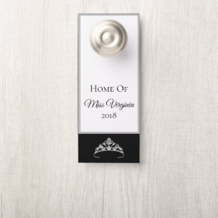 Colgador Para Puertas Percha de la puerta de la corona del concurso Miss