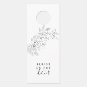 Colgador Para Puertas Percha de la puerta del Ilustracion floral botánic