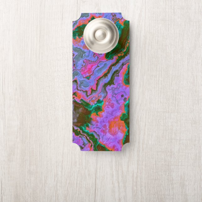 Colgador Para Puertas Percha de puerta de mármol amarga (En pomo)