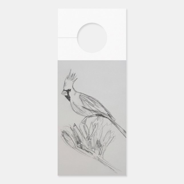 Colgador Para Puertas Percha de puerta de pájaro cardinal (Anverso)