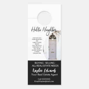 Colgador Para Puertas Percha de puerta del nuevo agente inmobiliario