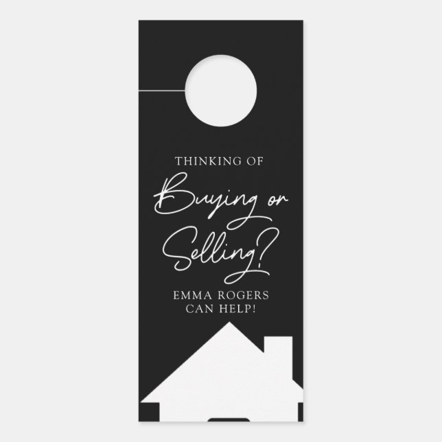 Colgador Para Puertas Percha de puerta inmobiliaria (Anverso)