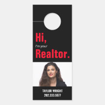 Percha de puerta inmobiliaria