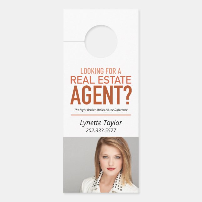 Colgador Para Puertas Percha de puerta inmobiliaria (Anverso)