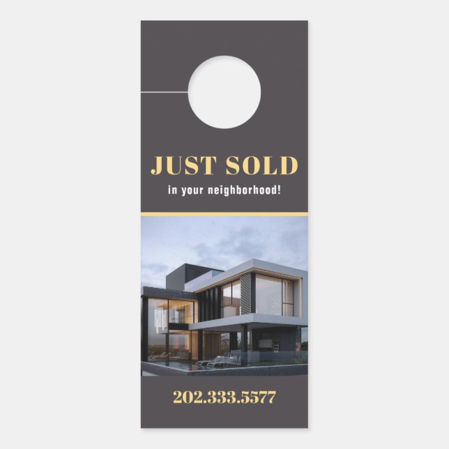 Colgador Para Puertas Percha de puerta inmobiliaria (Anverso)