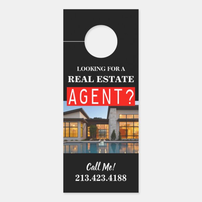 Colgador Para Puertas Percha de puerta inmobiliaria (Anverso)