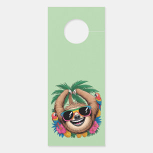 Colgador Para Puertas Perezoso Tropical Kawaii – Vibraciones Veraniegas