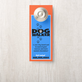 Colgador Para Puertas Perro Caminando Perro Caminando Promocional