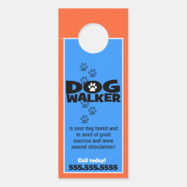 Colgador Para Puertas Perro Caminando Perro Caminando Promocional