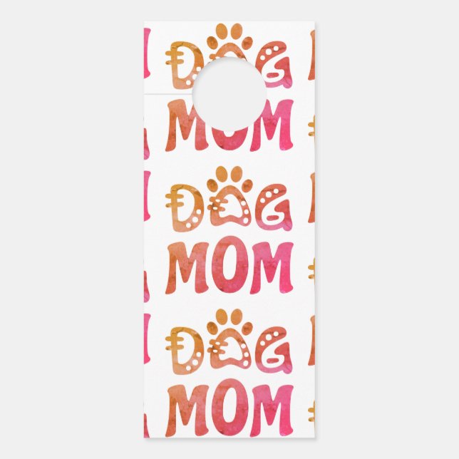 Colgador Para Puertas Perro Mamá (Anverso)