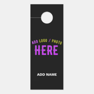 COLGADOR PARA PUERTAS PERSONALIZABLE MODERNO ESTILO NEGRO VERIFICADO MAR