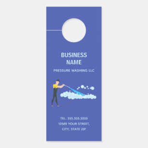 Colgador Para Puertas Personalizado de lavado a presión QR