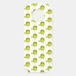 Colgador Para Puertas Personalizado de pájaro verde