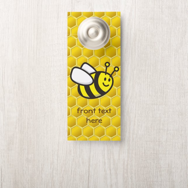 Colgador Para Puertas Personalizado Honeybee (En pomo)