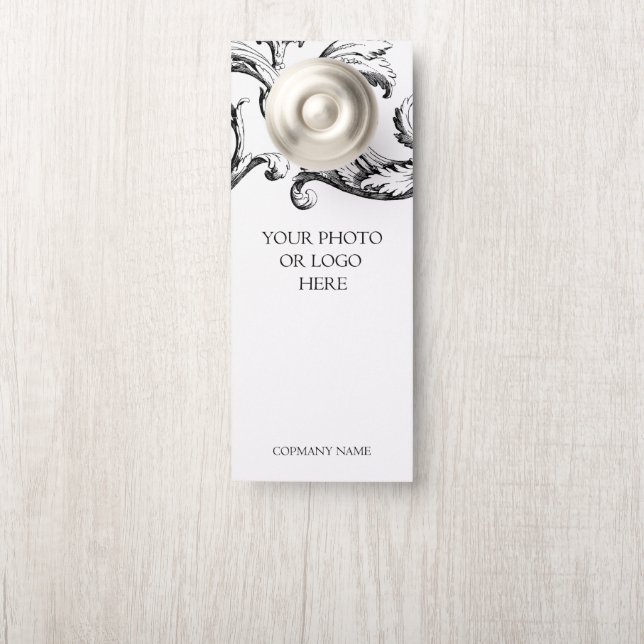 Colgador Para Puertas Personalizado Hotel Resort Business (En pomo)