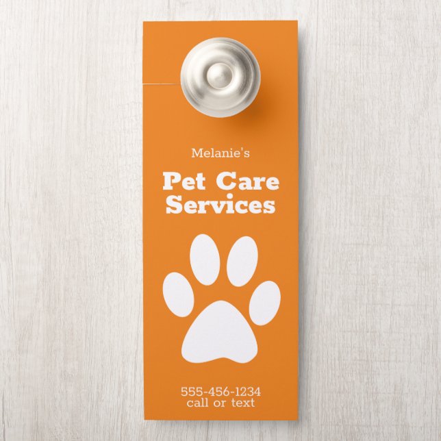 Colgador Para Puertas Personalizado Mascota Perro Caminar Sentado Servic (En pomo)