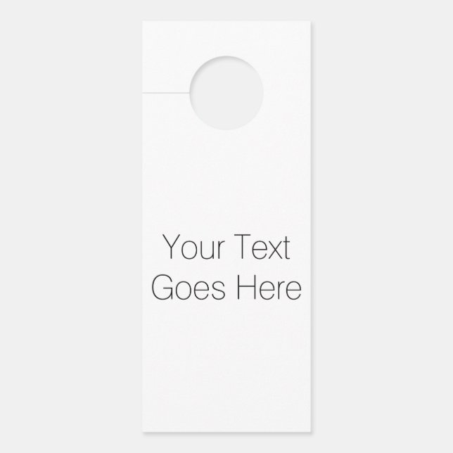 Colgador Para Puertas Personalízalo! (Anverso)