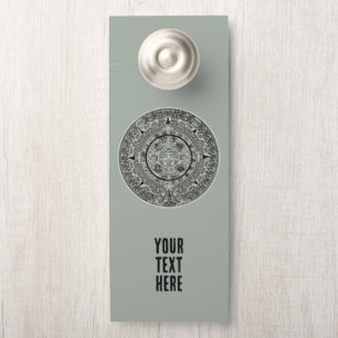 Colgador Para Puertas Piedra de sol azteca mexicana Calendario maya 1