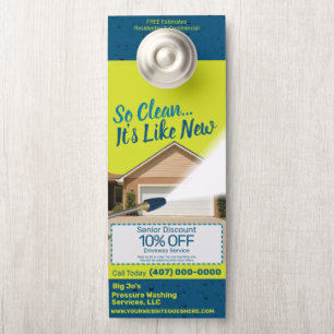 Colgador Para Puertas Plantilla de Personalizable de lavado de corriente