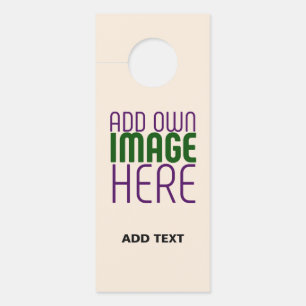 COLGADOR PARA PUERTAS PLANTILLA DE TEXTO DE IMAGEN NATURAL SENCILLA EDIT
