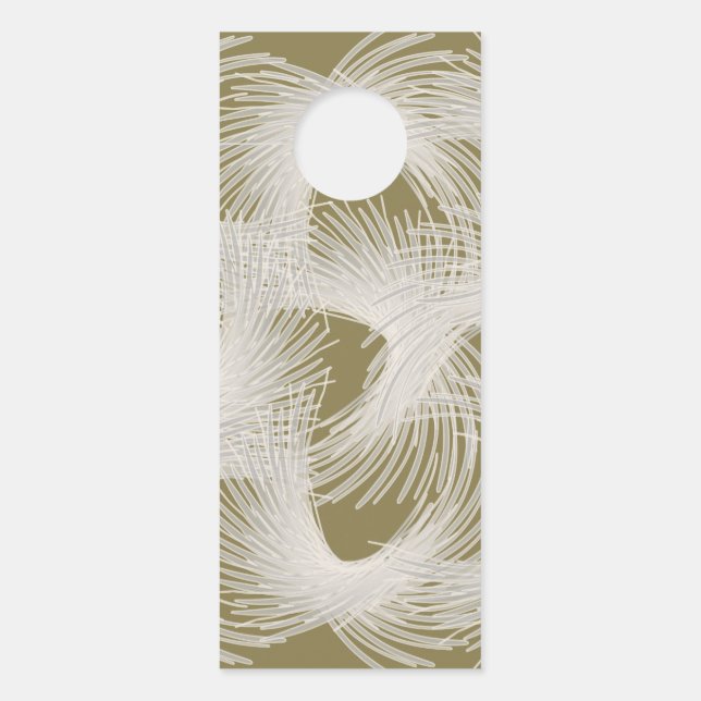 Colgador Para Puertas Plumas blancas voladoras (Anverso)