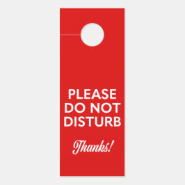 Colgador Para Puertas Por favor, no molestar