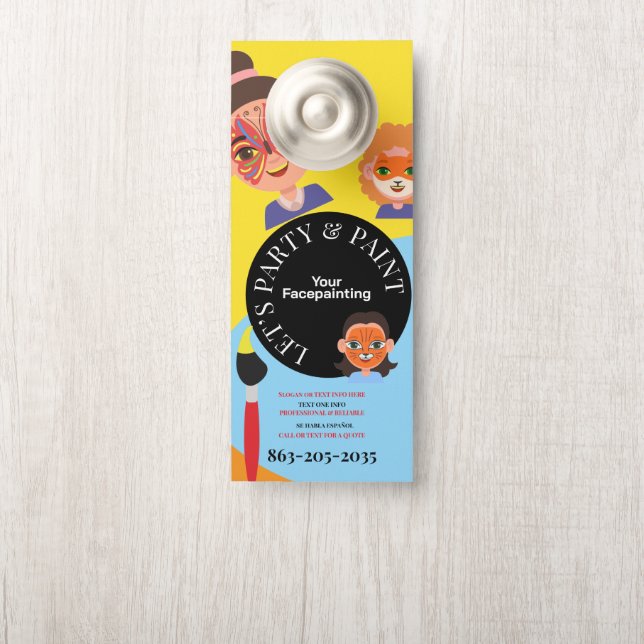 Colgador Para Puertas Professional Facepainting Face Artist (En pomo)