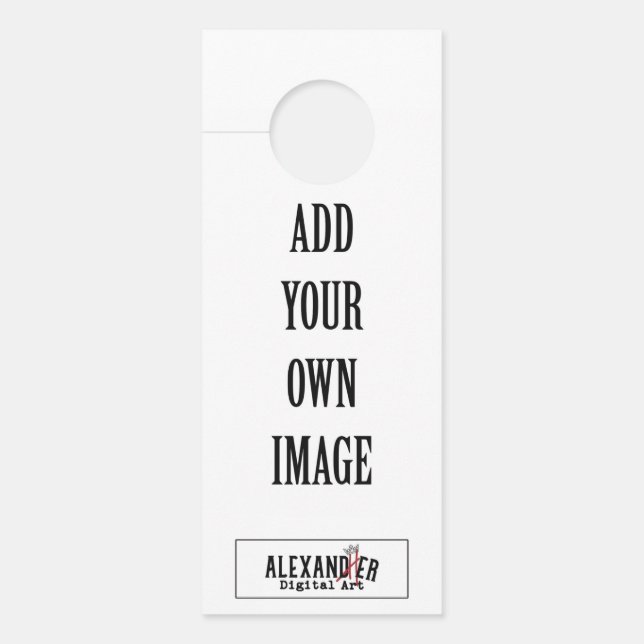 Colgador Para Puertas Promoción de personalizado o favor de partido (Anverso)