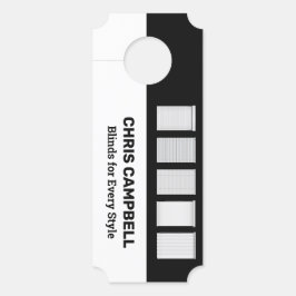 Colgador Para Puertas QR Personalizado de ciegos de ventana