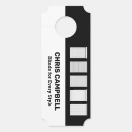 Colgador Para Puertas QR Personalizado de ciegos de ventana