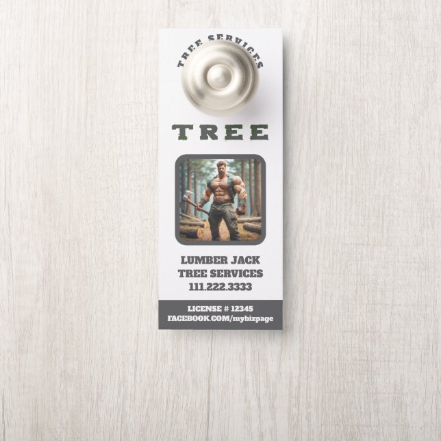 Colgador Para Puertas *~* QR Puerta Muscular de Servicios de Árbol de Cú (En pomo)