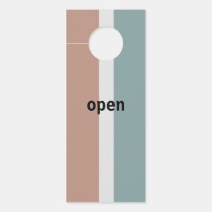 Colgador Para Puertas Rayas de colores apagados