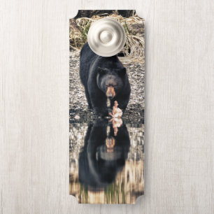 Colgador Para Puertas Reflexiones del oso negro