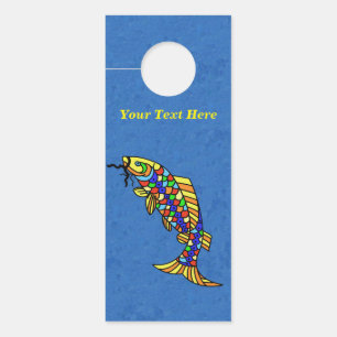 Colgador Para Puertas Resumen Las escalas vibrantes de color de los pece