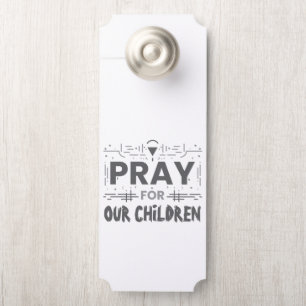 Colgador Para Puertas Rezar por nuestros hijos
