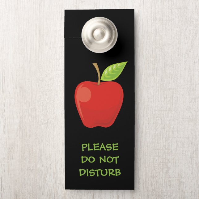 Colgador Para Puertas Rojo de Apple (En pomo)