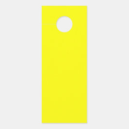 Colgador Para Puertas Rótulo de puerta colgante amarillo sólido minimali