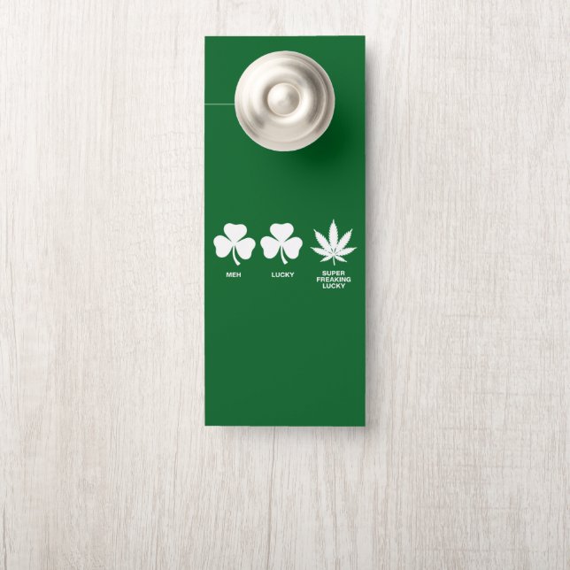 Colgador Para Puertas Saint Patricks Funny Fiesta para chicos (En pomo)