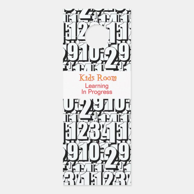 Colgador Para Puertas Sala De Aprendizaje De Sala Para Niños En Curso/Sa (Anverso)