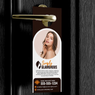 Colgador Para Puertas Salón de Belleza Elegant Spa Maquillaje Uñas y Fac