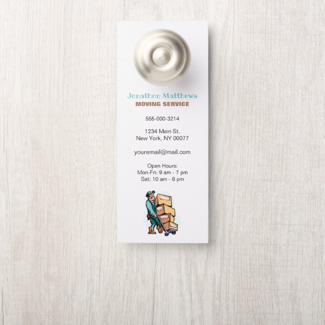 Colgador Para Puertas Servicio de empresa de servicios móviles (En pomo)