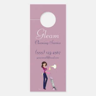 Colgador Para Puertas Servicio de limpieza de corte Dama Vacuuing